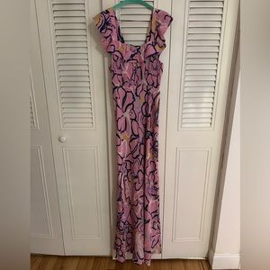 Tanya Taylor Jessa Dress floral pink